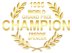 1985 WGP500 Champion - Freddie Spencer