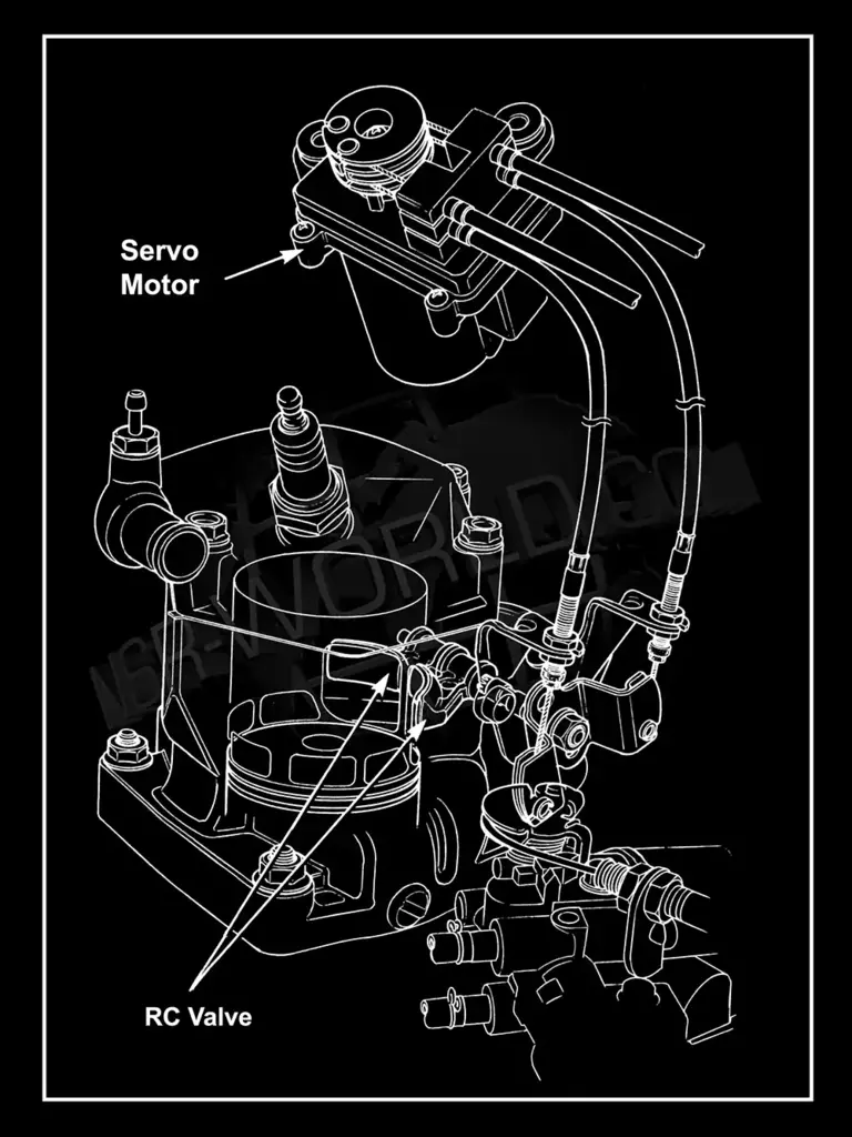 NSR250R RC Valve technical diagram